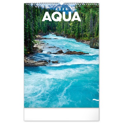 Aqua, képes falinaptár 2026