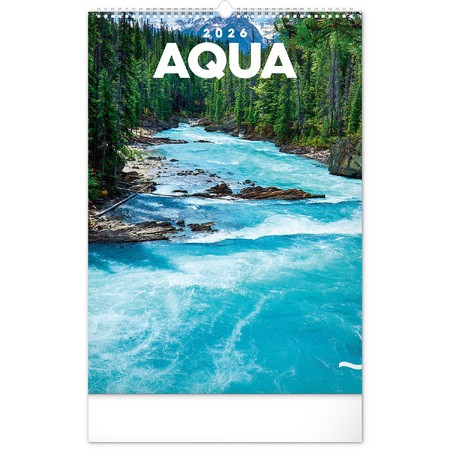 Aqua, képes falinaptár 2026