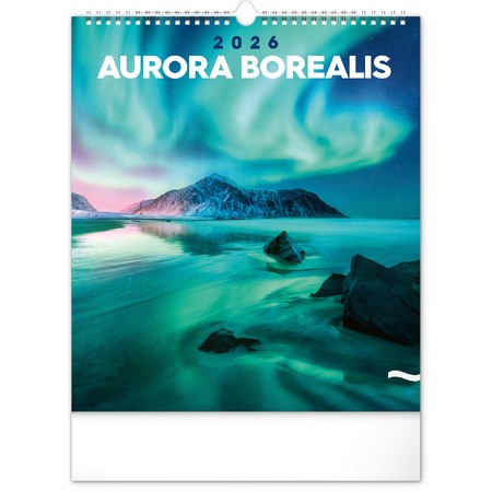 Aurora Borealis, képes falinaptár 2026