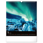 Aurora Borealis, képes falinaptár 2026