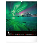 Aurora Borealis, képes falinaptár 2026