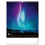 Aurora Borealis, képes falinaptár 2026