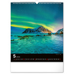 Aurora Borealis, képes falinaptár 2026