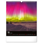 Aurora Borealis, képes falinaptár 2026