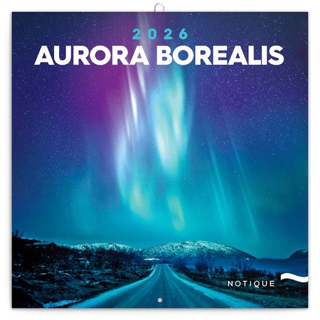 Aurora Borealis, képes lemeznaptár 2026