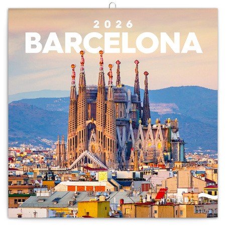 Barcelona, képes lemeznaptár 2026