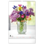 Bouquets, képes falinaptár 2026