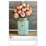 Bouquets, képes falinaptár 2026