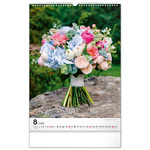 Bouquets, képes falinaptár 2026