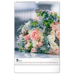 Bouquets, képes falinaptár 2026