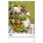 Bouquets, képes falinaptár 2026