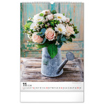 Bouquets, képes falinaptár 2026
