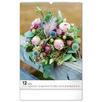 Bouquets, képes falinaptár 2026