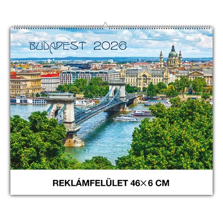 Budapest, képes falinaptár 2026