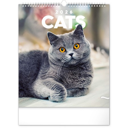 Cats, képes falinaptár 2026