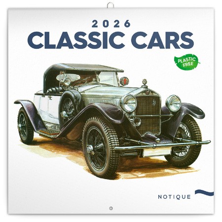 Classic Cars - Václav Zapadlík, képes lemeznaptár 2026