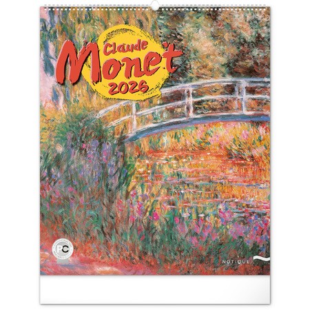 Claude Monet, képes falinaptár 2026