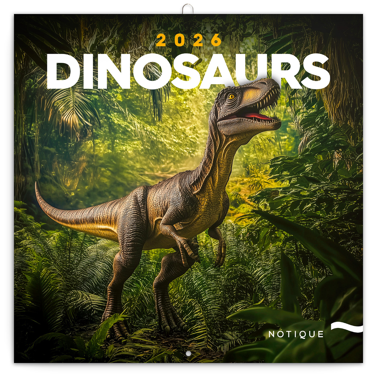 Dinosaurs, képes lemeznaptár 2026 Dinosaurs, képes lemeznaptár 2026