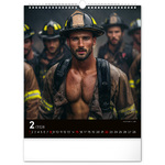 Dreamy Firefighters, képes falinaptár 2026
