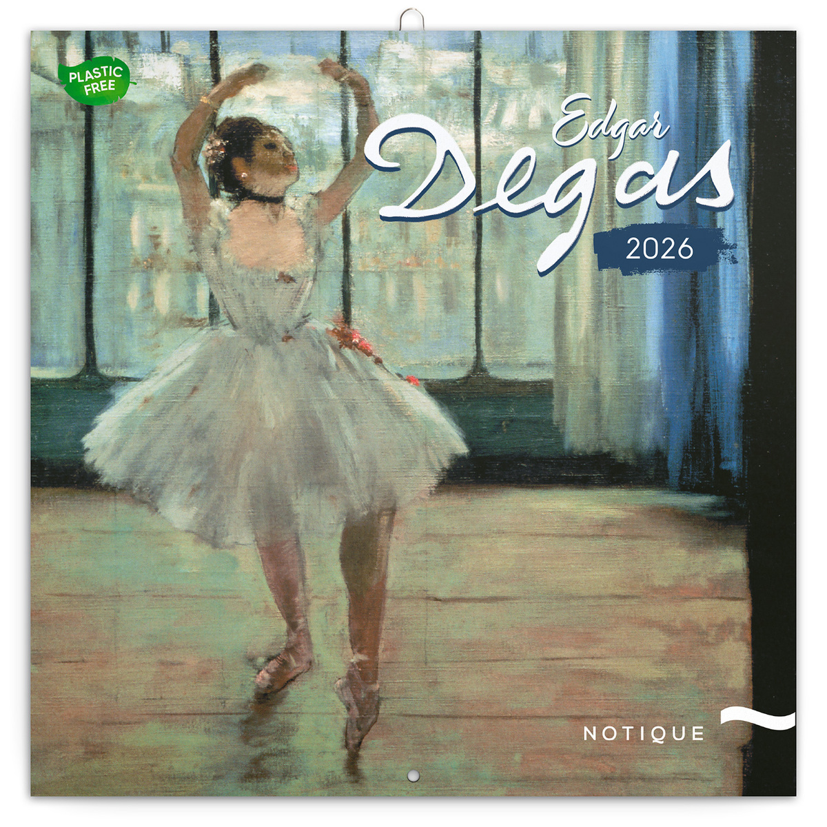 Edgar Degas, képes lemeznaptár 2026 Edgar Degas, képes lemeznaptár 2026