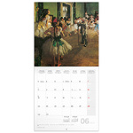 Edgar Degas, képes lemeznaptár 2026 Edgar Degas, képes lemeznaptár 2026
