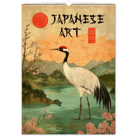 Falinaptár Vintage Posters - Japanese Art, képes falinaptár 2026