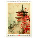 Falinaptár Vintage Posters - Japanese Art, képes falinaptár 2026