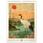 Falinaptár Vintage Posters - Japanese Art, képes falinaptár 2026