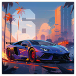 Fast Cars, képes lemeznaptár 2026