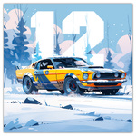 Fast Cars, képes lemeznaptár 2026