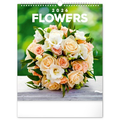 Flowers, képes falinaptár 2026