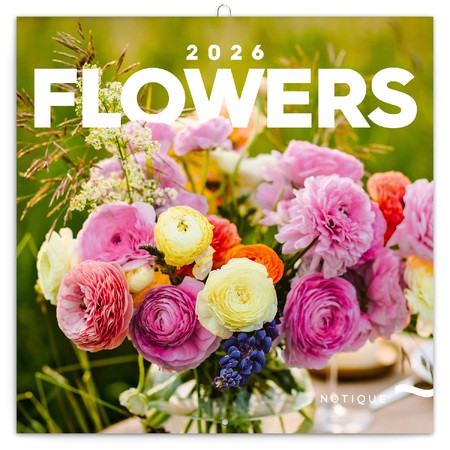 Flowers, képes lemeznaptár 2026
