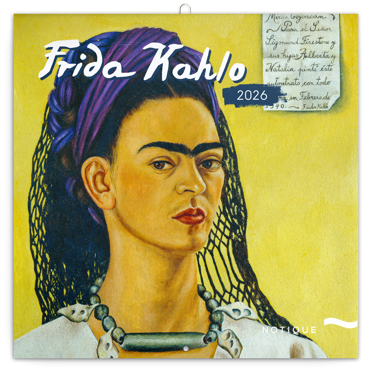 Frida Kahlo, képes lemeznaptár 2026 Frida Kahlo, képes lemeznaptár 2026