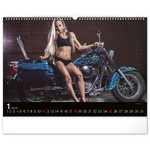 Girls & Bikes, képes falinaptár 2026