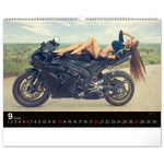 Girls & Bikes, képes falinaptár 2026