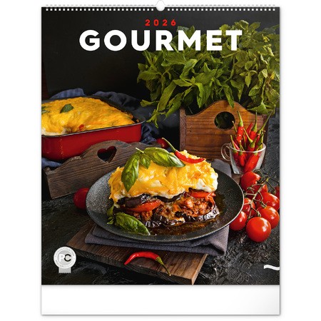 Gourmet, képes falinaptár 2026