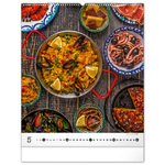 Gourmet, képes falinaptár 2026