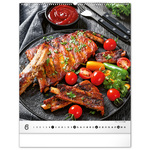 Gourmet, képes falinaptár 2026