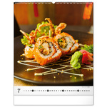 Gourmet, képes falinaptár 2026