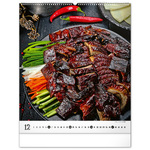 Gourmet, képes falinaptár 2026