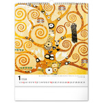 Gustav Klimt, képes falinaptár 2026