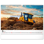 Heavy Machines, képes falinaptár 2026