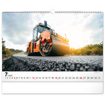 Heavy Machines, képes falinaptár 2026