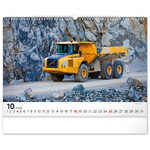 Heavy Machines, képes falinaptár 2026