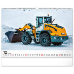 Heavy Machines, képes falinaptár 2026