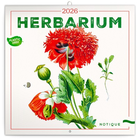 Herbarium, képes lemeznaptár 2026