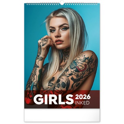 Inked Girls, képes falinaptár 2026