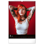 Inked Girls, képes falinaptár 2026 Inked Girls, képes falinaptár 2026