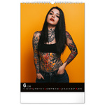 Inked Girls, képes falinaptár 2026 Inked Girls, képes falinaptár 2026