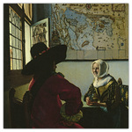 Johannes Vermeer, képes lemeznaptár 2026 Johannes Vermeer, képes lemeznaptár 2026